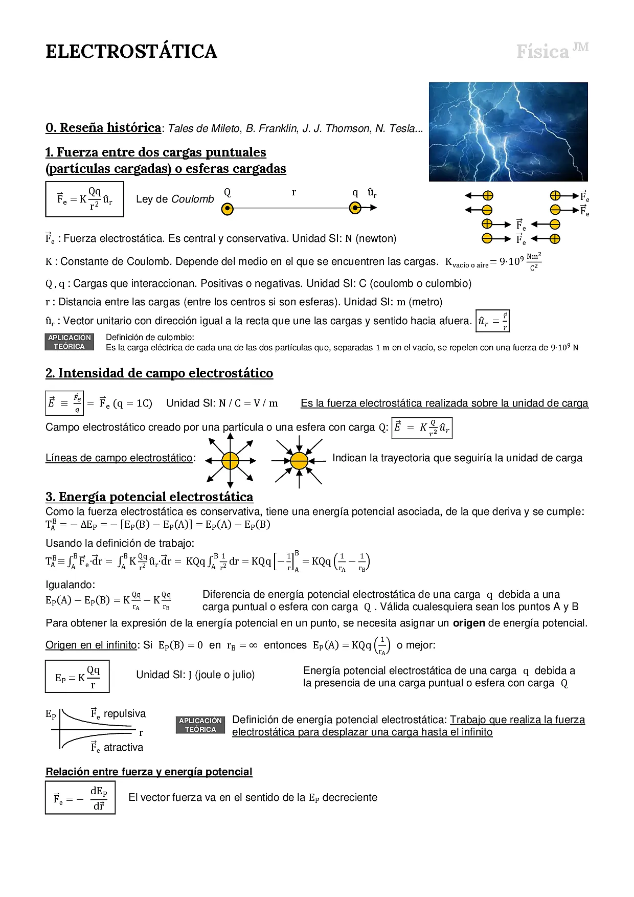 ELECTROSTÁTICA