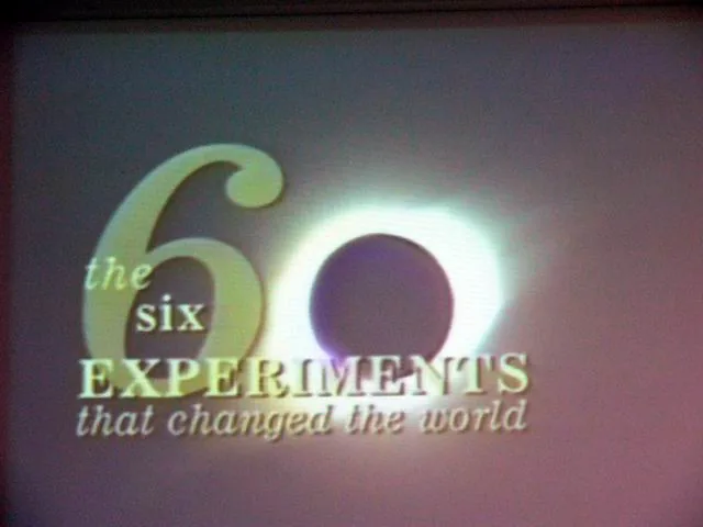 Los 6 experimentos...