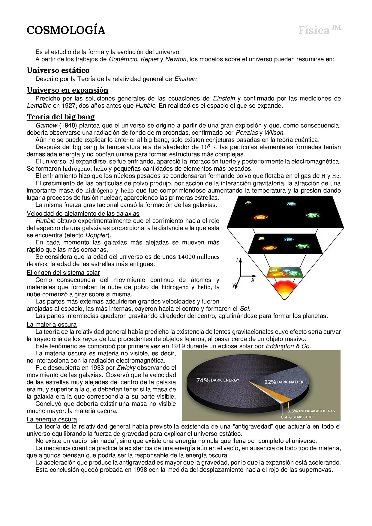 COSMOLOGÍA
